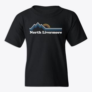 North Livermore Maine Mountain View Youth T-shirt