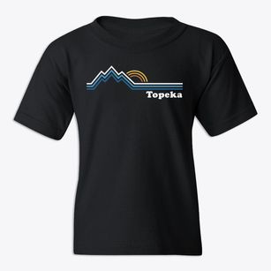 Topeka Kansas Mountain View Youth T-shirt