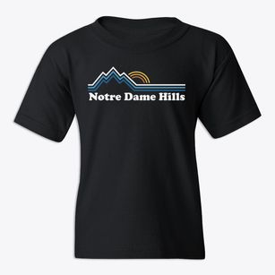 Notre Dame Hills Pennsylvania Mountain View Youth T-shirt