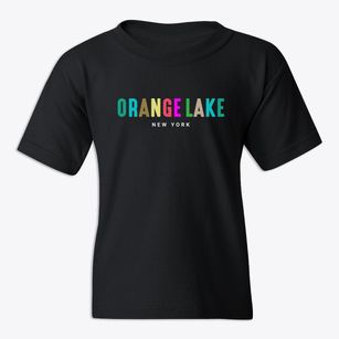 Orange Lake New York Color Pop Youth T-shirt