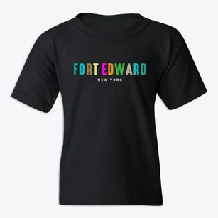 Fort Edward New York Color Pop Youth T-shirt