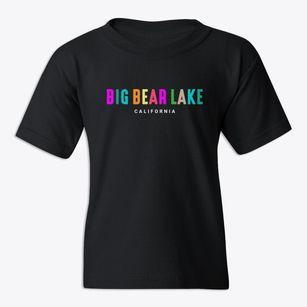 Big Bear Lake California Color Pop Youth T-shirt