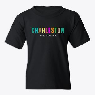 Charleston West Virginia Color Pop Youth T-shirt