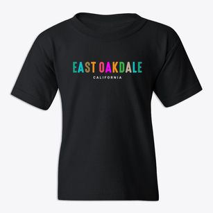 East Oakdale California Color Pop Youth T-shirt