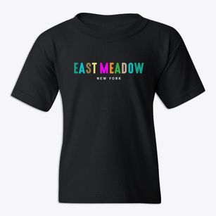 East Meadow New York Color Pop Youth T-shirt