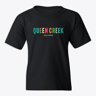 Queen Creek Arizona Color Pop Youth T-shirt