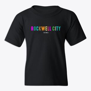 Rockwell City Iowa Color Pop Youth T-shirt