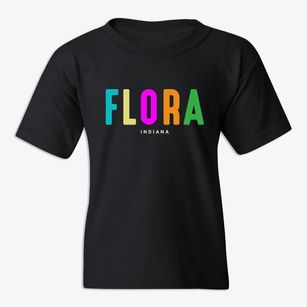 Flora Indiana Color Pop Youth T-shirt