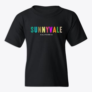 Sunnyvale California Color Pop Youth T-shirt