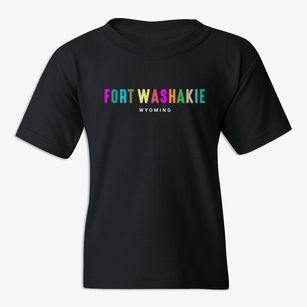 Fort Washakie Wyoming Color Pop Youth T-shirt