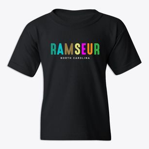Ramseur North Carolina Color Pop Youth T-shirt
