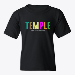Temple New Hampshire Color Pop Youth T-shirt