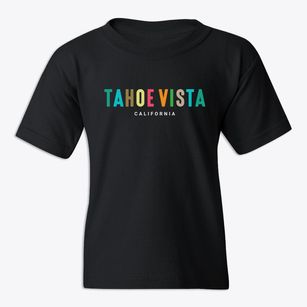 Tahoe Vista California Color Pop Youth T-shirt
