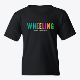 Wheeling West Virginia Color Pop Youth T-shirt