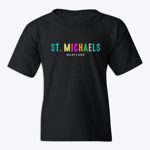 St. Michaels Maryland Color Pop Youth T-shirt