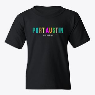Port Austin Michigan Color Pop Youth T-shirt