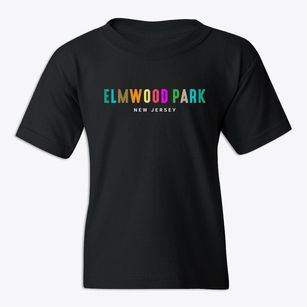 Elmwood Park New Jersey Color Pop Youth T-shirt