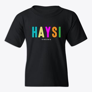 Haysi Virginia Color Pop Youth T-shirt