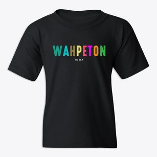 Wahpeton Iowa Color Pop Youth T-shirt