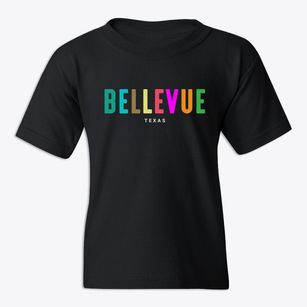 Bellevue Texas Color Pop Youth T-shirt