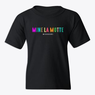 Mine La Motte Missouri Color Pop Youth T-shirt
