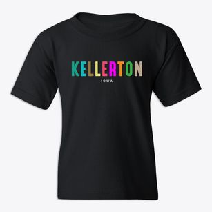 Kellerton Iowa Color Pop Youth T-shirt