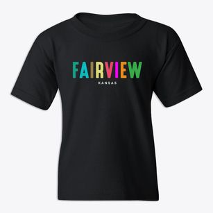 Fairview Kansas Color Pop Youth T-shirt