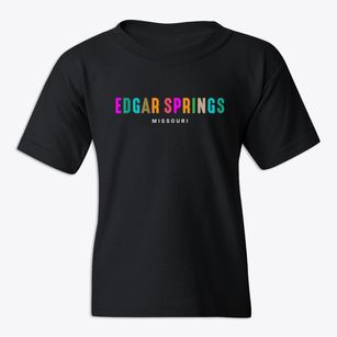 Edgar Springs Missouri Color Pop Youth T-shirt