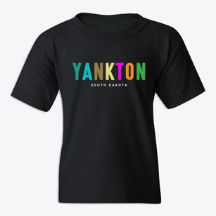Yankton South Dakota Color Pop Youth T-shirt