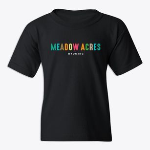 Meadow Acres Wyoming Color Pop Youth T-shirt