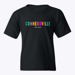 Connersville Indiana Color Pop Youth T-shirt