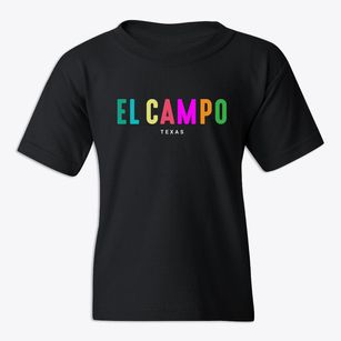 El Campo Texas Color Pop Youth T-shirt