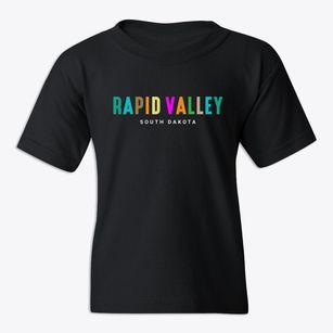 Rapid Valley South Dakota Color Pop Youth T-shirt