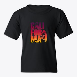  California Beach Sunset Youth T-shirt