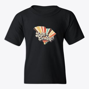  South Carolina Retro Art Youth T-shirt