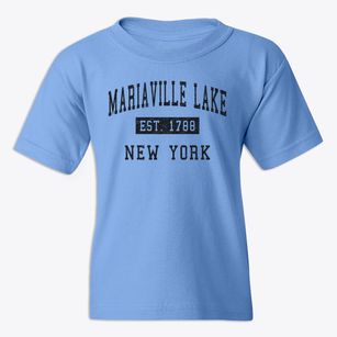 Mariaville Lake New York Classic Established Youth T-shirt