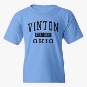 Vinton Ohio Classic Established Youth T-shirt