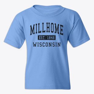 Millhome Wisconsin Classic Established Youth T-shirt