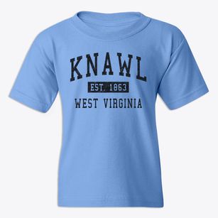 Knawl West Virginia Classic Established Youth T-shirt
