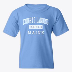 Knights Landing Maine Classic Established Youth T-shirt