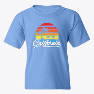 Calpine California Palm Tree Sunset Youth T-shirt