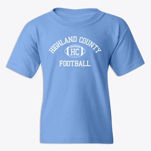Highland County Christian School Classic Football Youth T-shirt