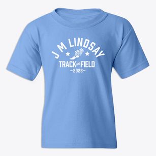 J M Lindsay Elementary School Track and Field Youth T-shirt