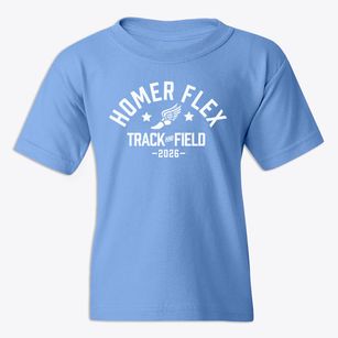 Homer Flex Alternative High School Track and Field Youth T-shirt