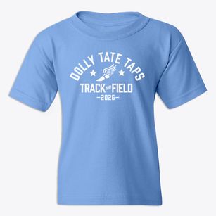 Dolly Tate Taps School Track and Field Youth T-shirt