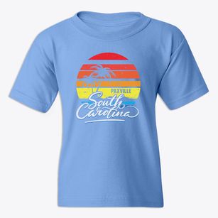 Paxville South Carolina Palm Tree Sunset Youth T-shirt