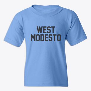West Modesto California Classic Block Youth T-shirt