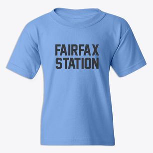Fairfax Station Virginia Classic Block Youth T-shirt