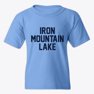 Iron Mountain Lake Missouri Classic Block Youth T-shirt