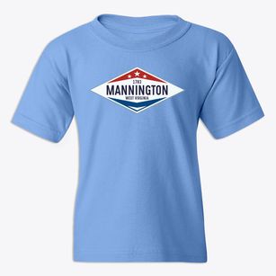 Mannington West Virginia Diamond Star Youth T-shirt